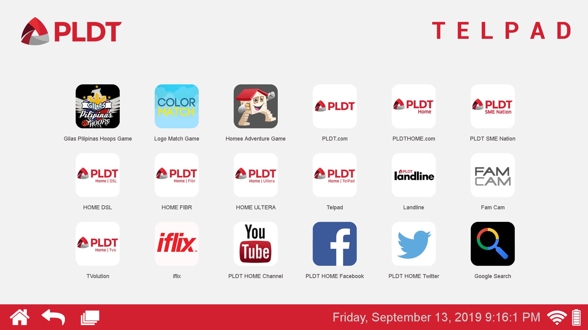 PLDT Interactive Table — screenshot 2