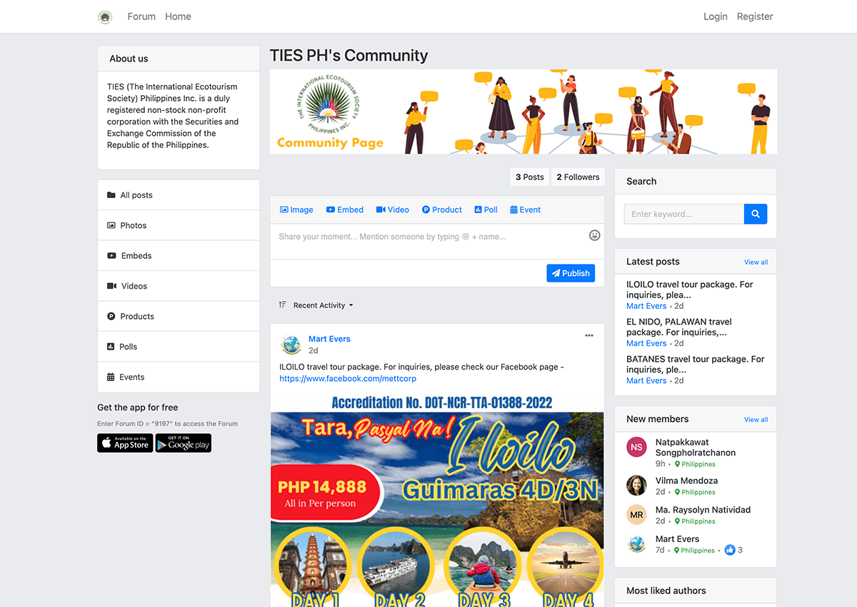 TIES Platform — screenshot 3